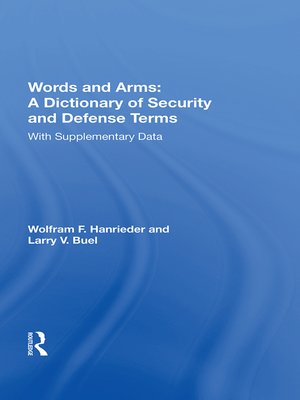 cover image of Words and Arms